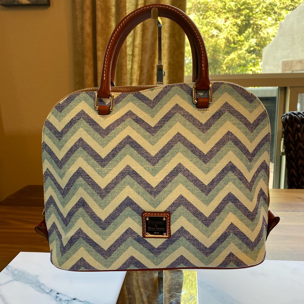 Dooney & Bourke Chevron Dome Satchel